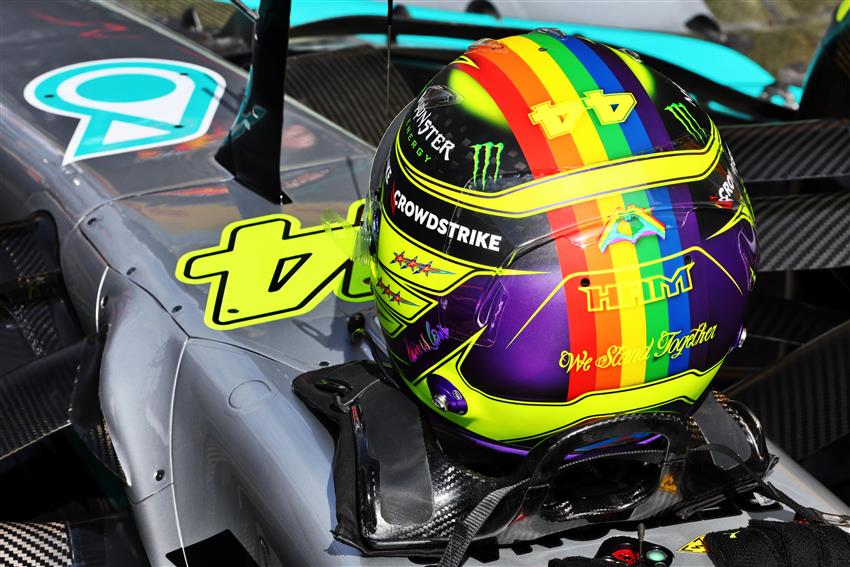 Hamilton helmet