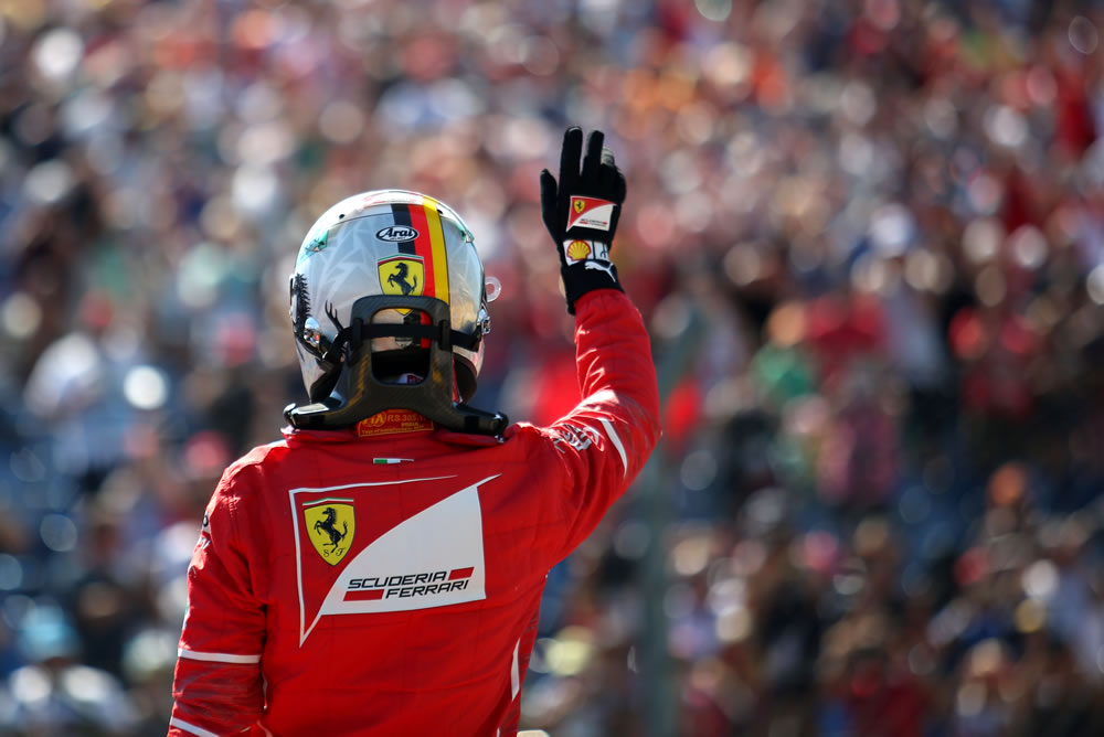 Charles Leclerc waving