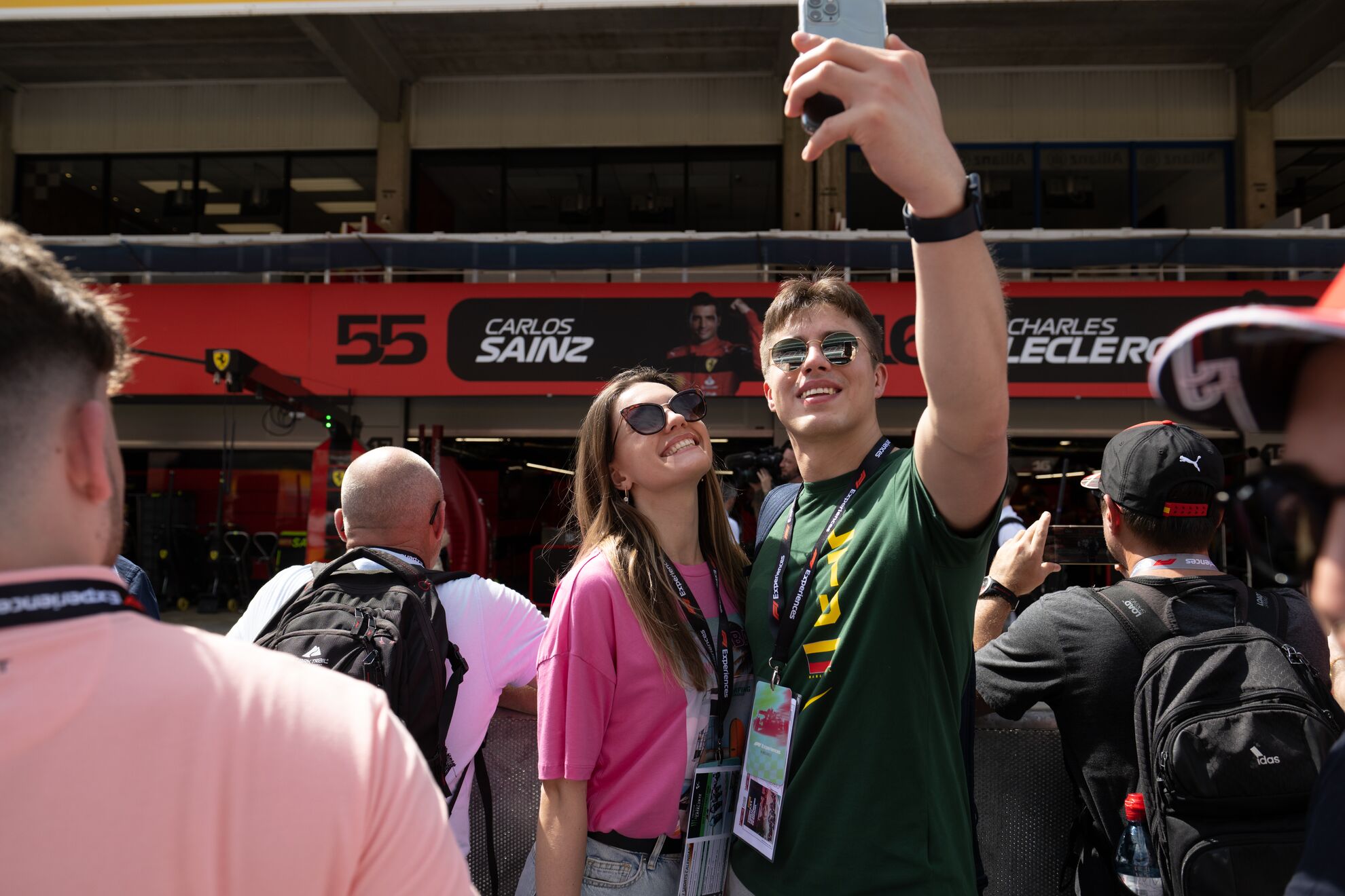 Selfie in the garages