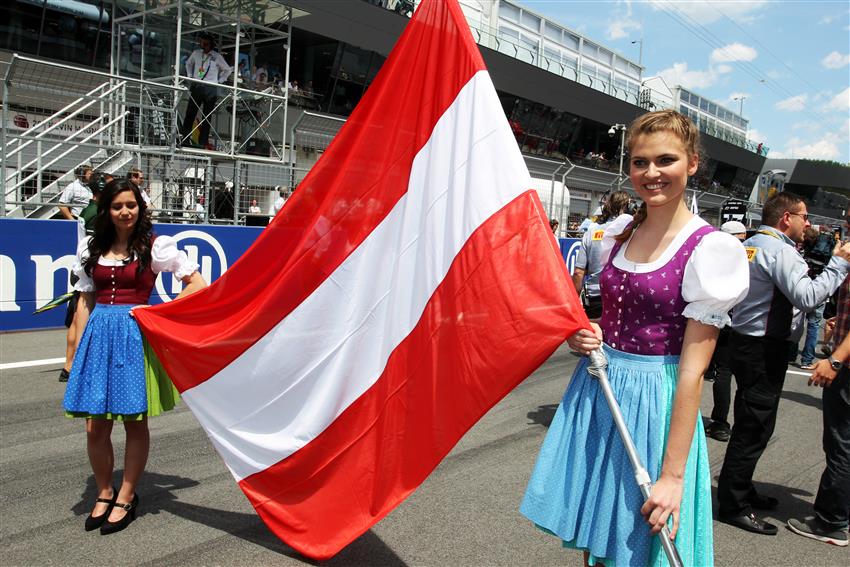 Two girls on the gird in Austria