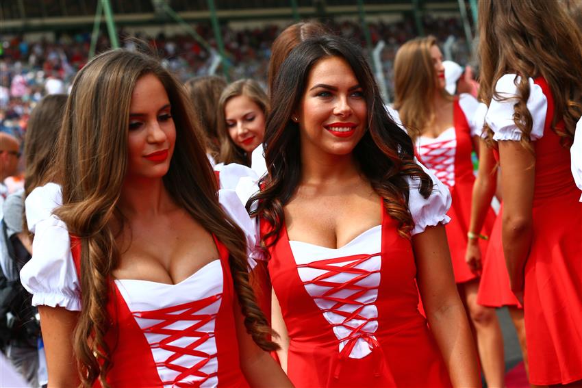 Hungarian grid girls