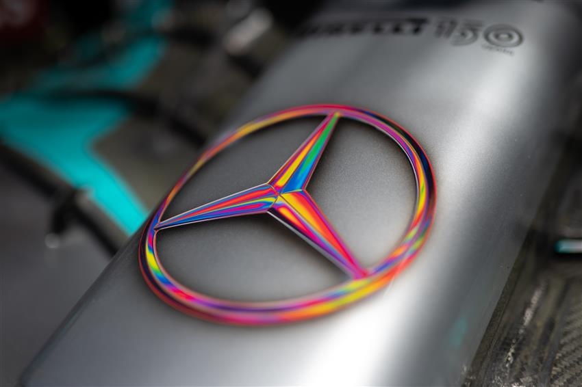 Mercedes f1 nose