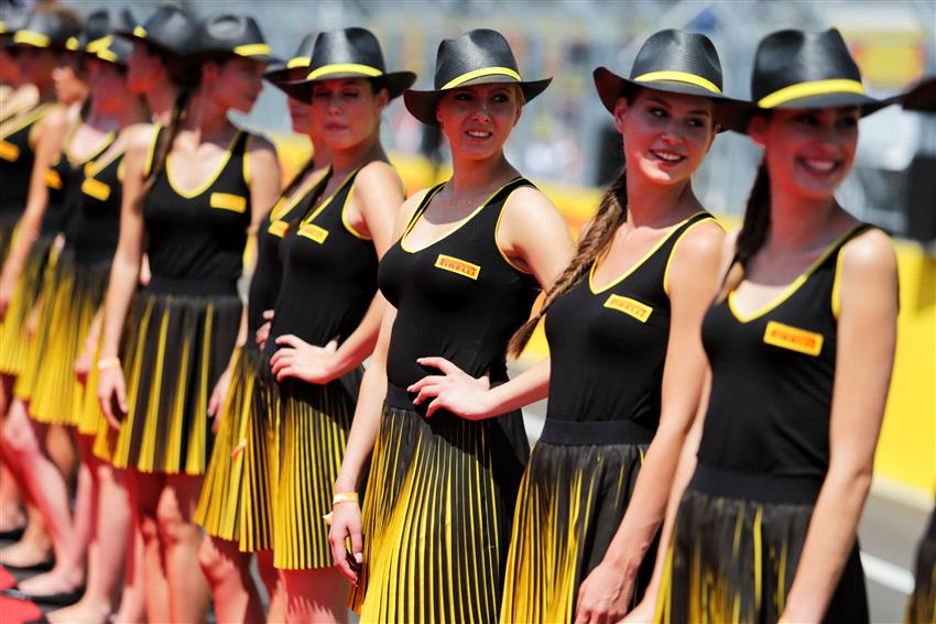 Belgium grid girls