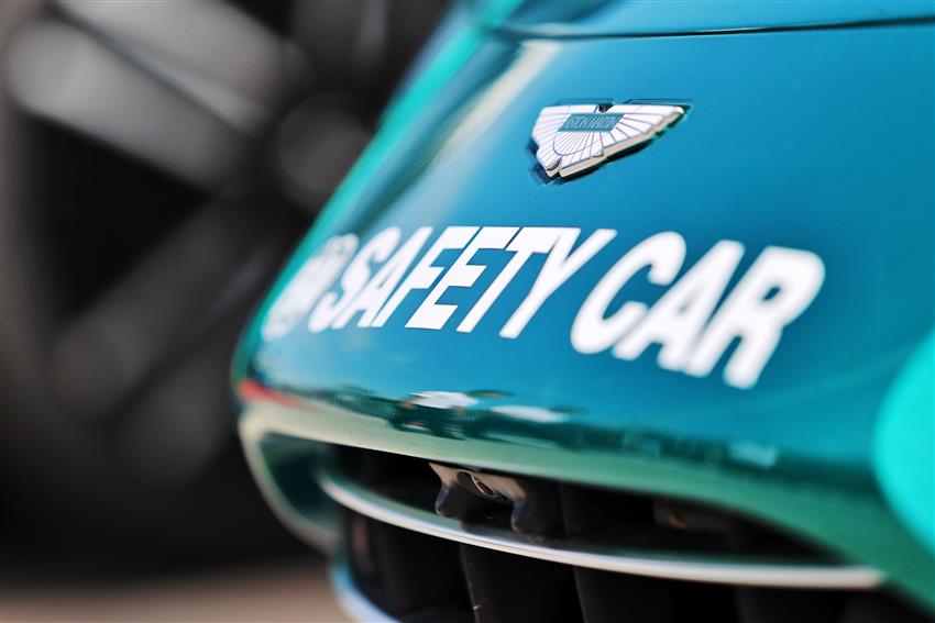 Aston Martin safety car Jeddah