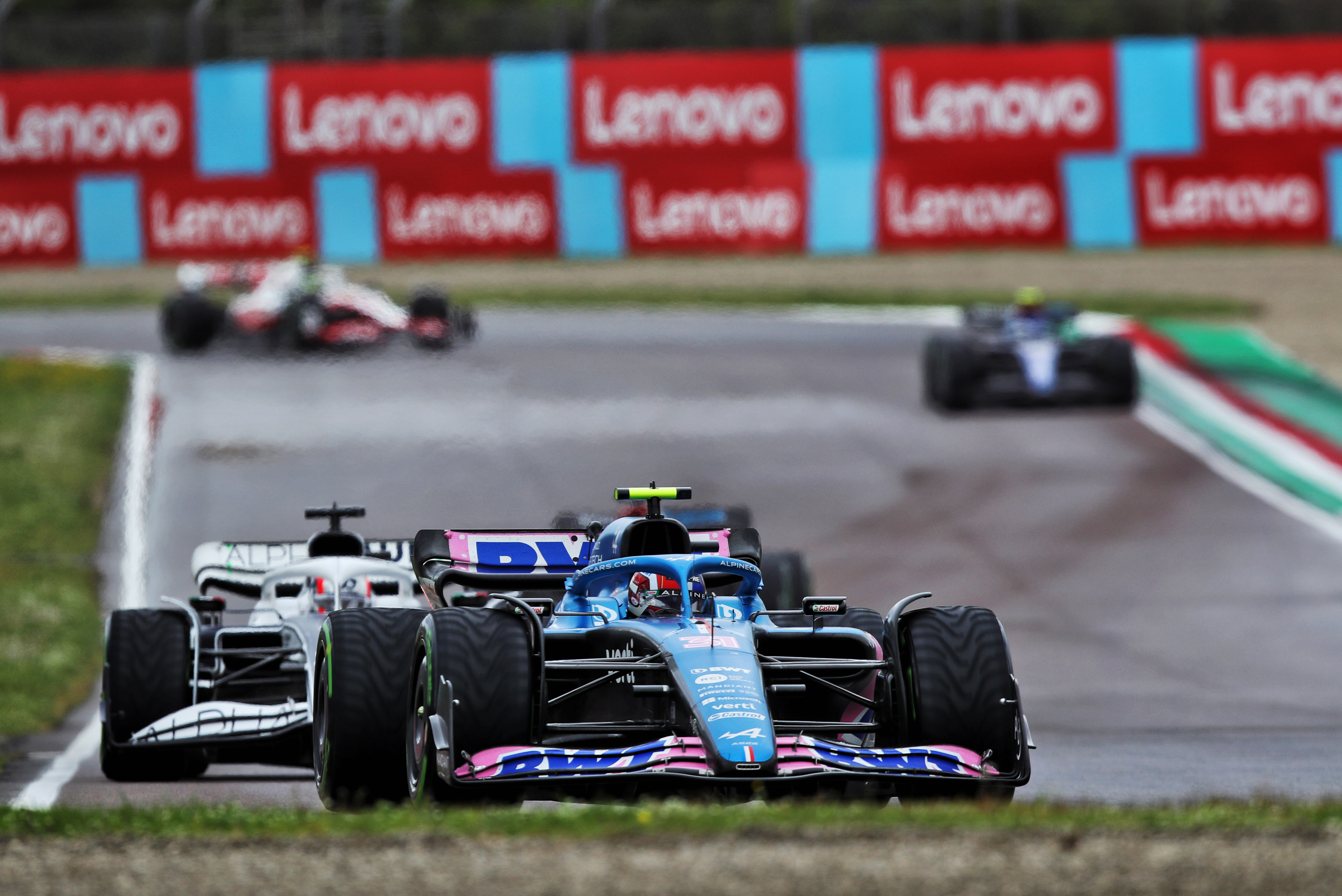 F1 cars at Imola