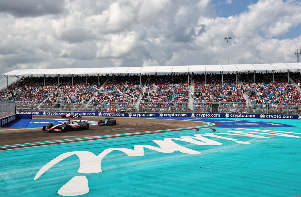 The Miami Grand Prix Race Bleachers.