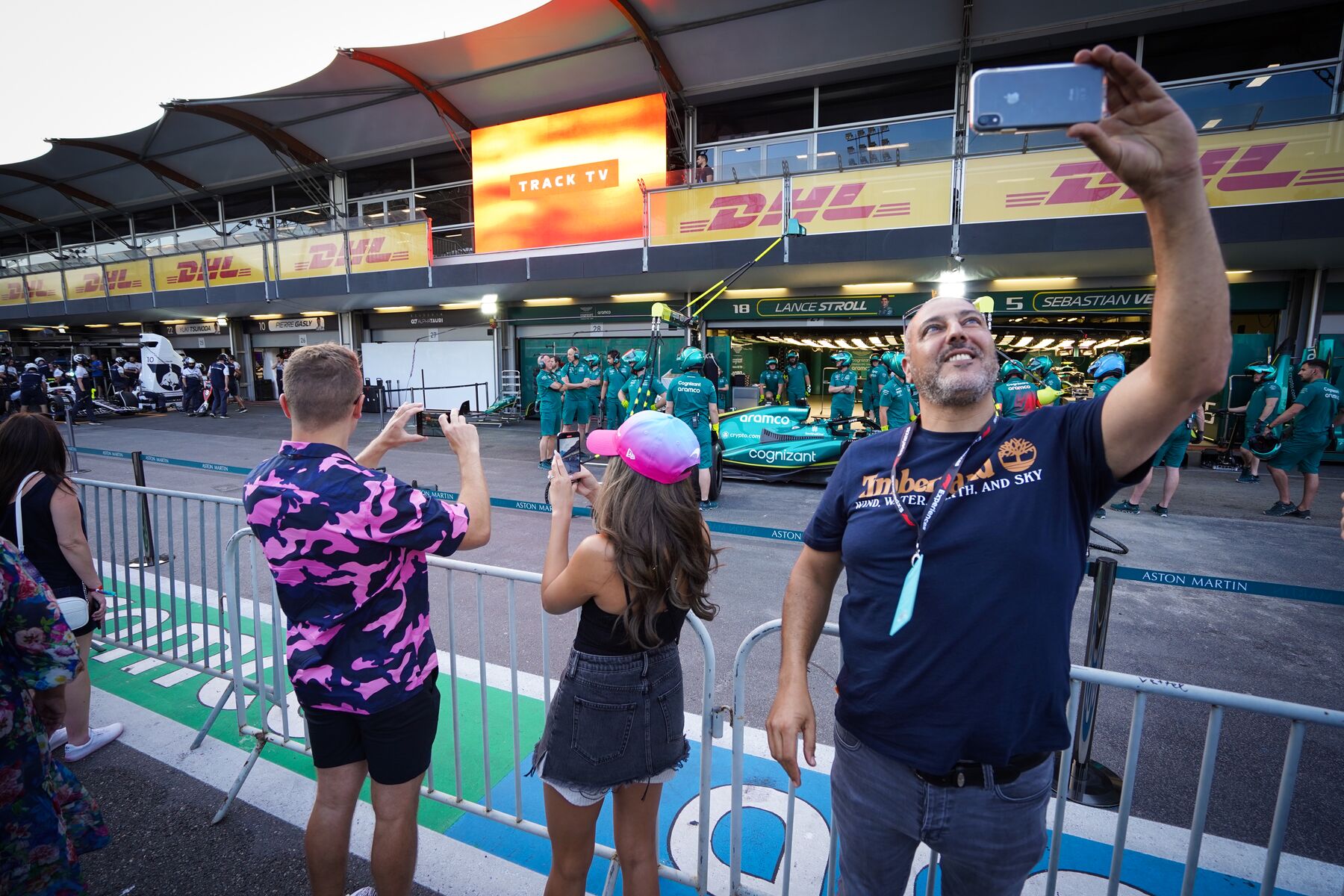 Baku City Circuit pitlane