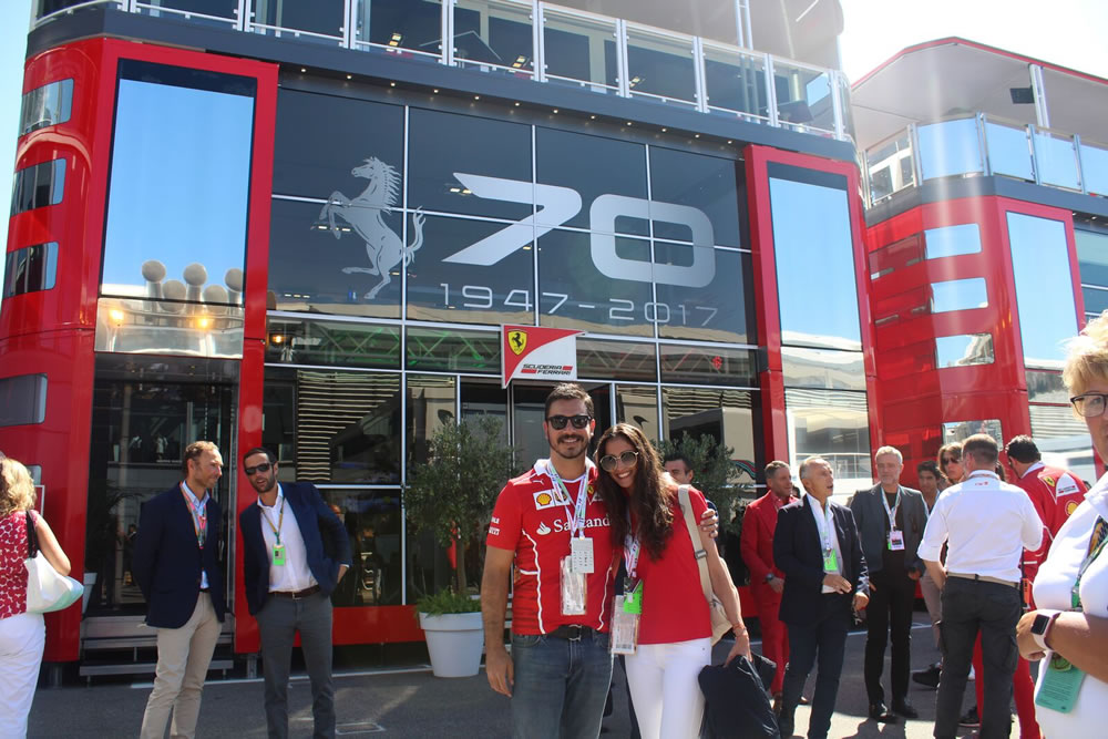 Monza paddock walk