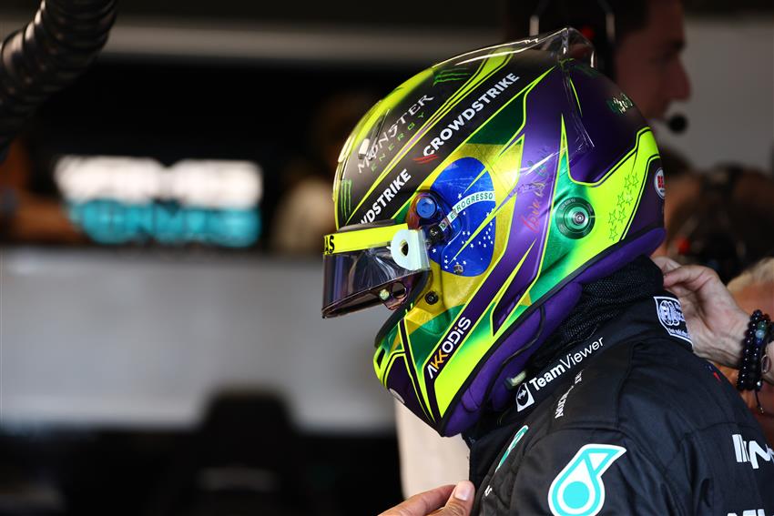 Lewis Brazil Helmet