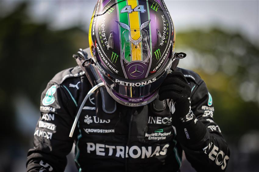 Lewis Hamilton helmet