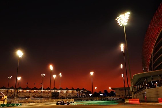 Blood red sunset Abu Dhabi