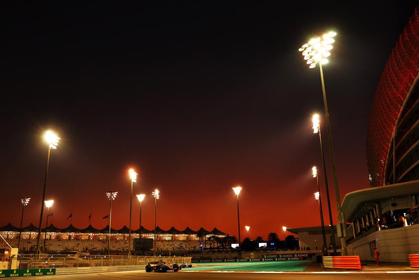 Red sky YAS Marina