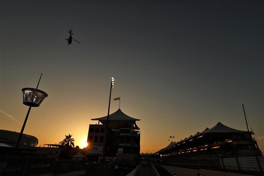 Paddock club sunset