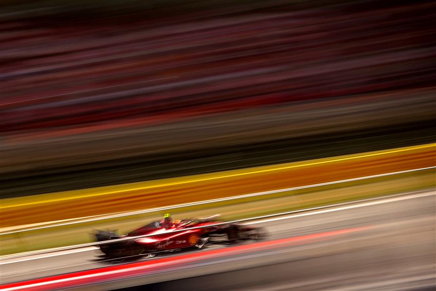 Ferrari F1 Car in Barcelona