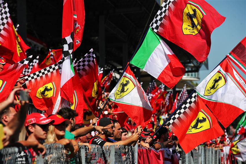 Mad Ferrari flags