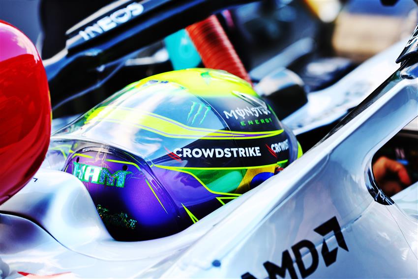 Lewis Hamilton helmet brazil