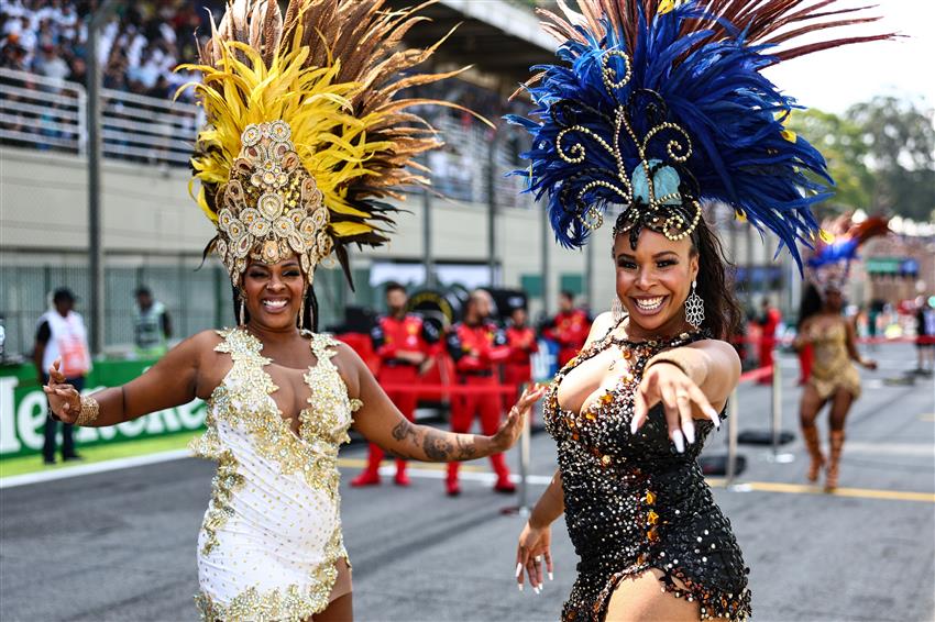 Two carnival girls