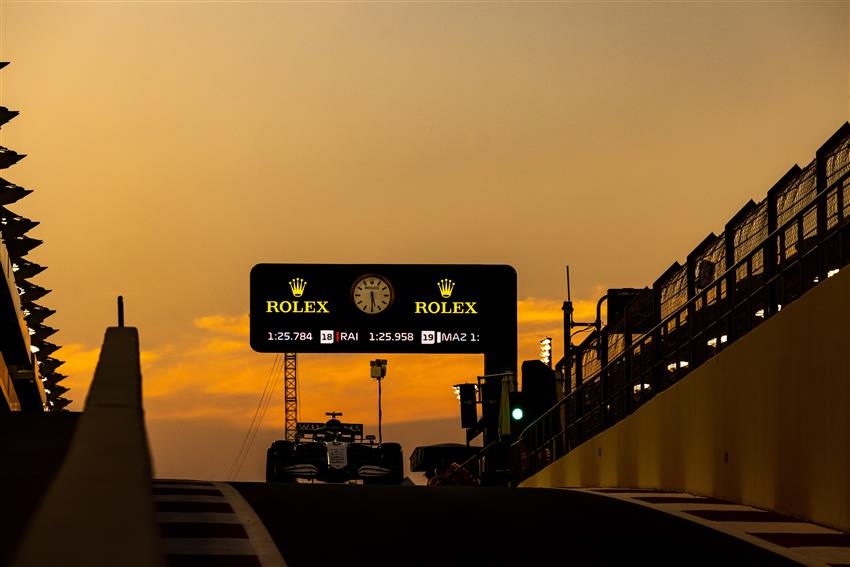 Golden sunset main straight