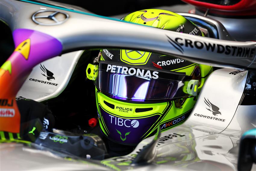 Lewis Hamilton helmet